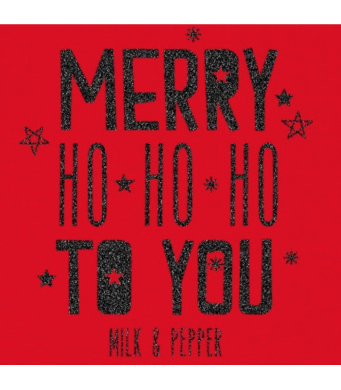 MILK AND PEPPER czerwony świąteczny t-shirt